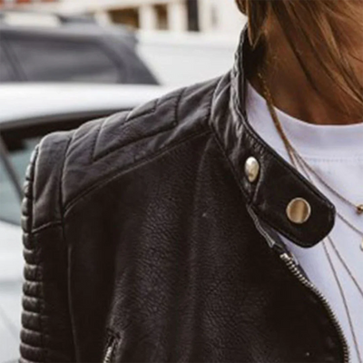 LENI | Elegant jacka i bikerstil