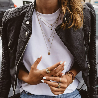 LENI | Elegant jacka i bikerstil
